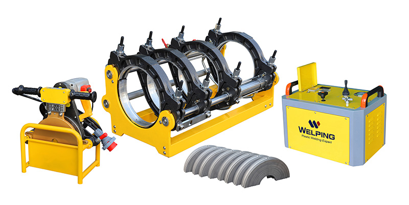 250 mm gewichtsausgleichende hydraulische Stumpfschweißmaschine im industriellen Design